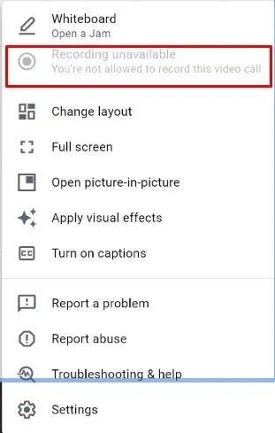 Aufzeichnung nicht verfügbar Google Meet: eine Anleitung zur Fehlerbehebung